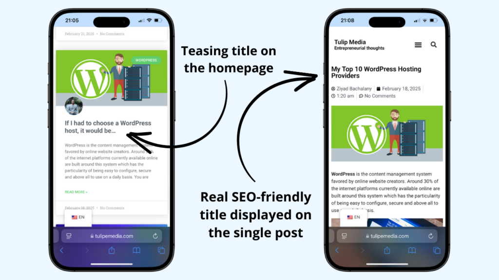Teaser Title Premium Plugin