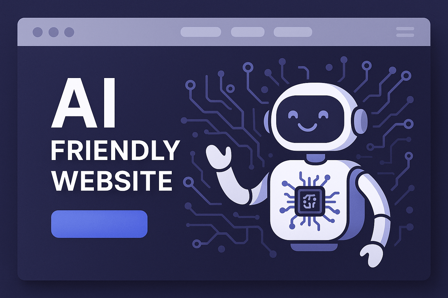 Creación de un sitio web compatible con IA