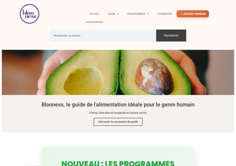 Accueil 6 Site blooness.com