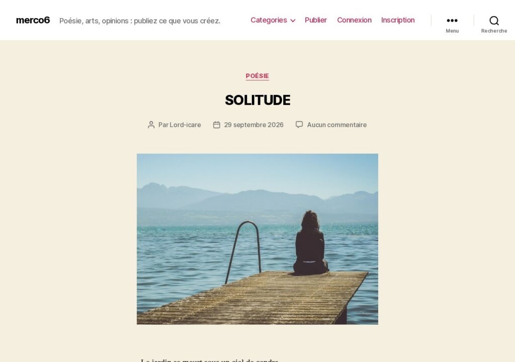 Erfolge: die von mir entwickelten Websites und Tools 5 merco6.com, eine von Tulipe Media entwickelte Poesieplattform mit nutzergenerierten Inhalten.